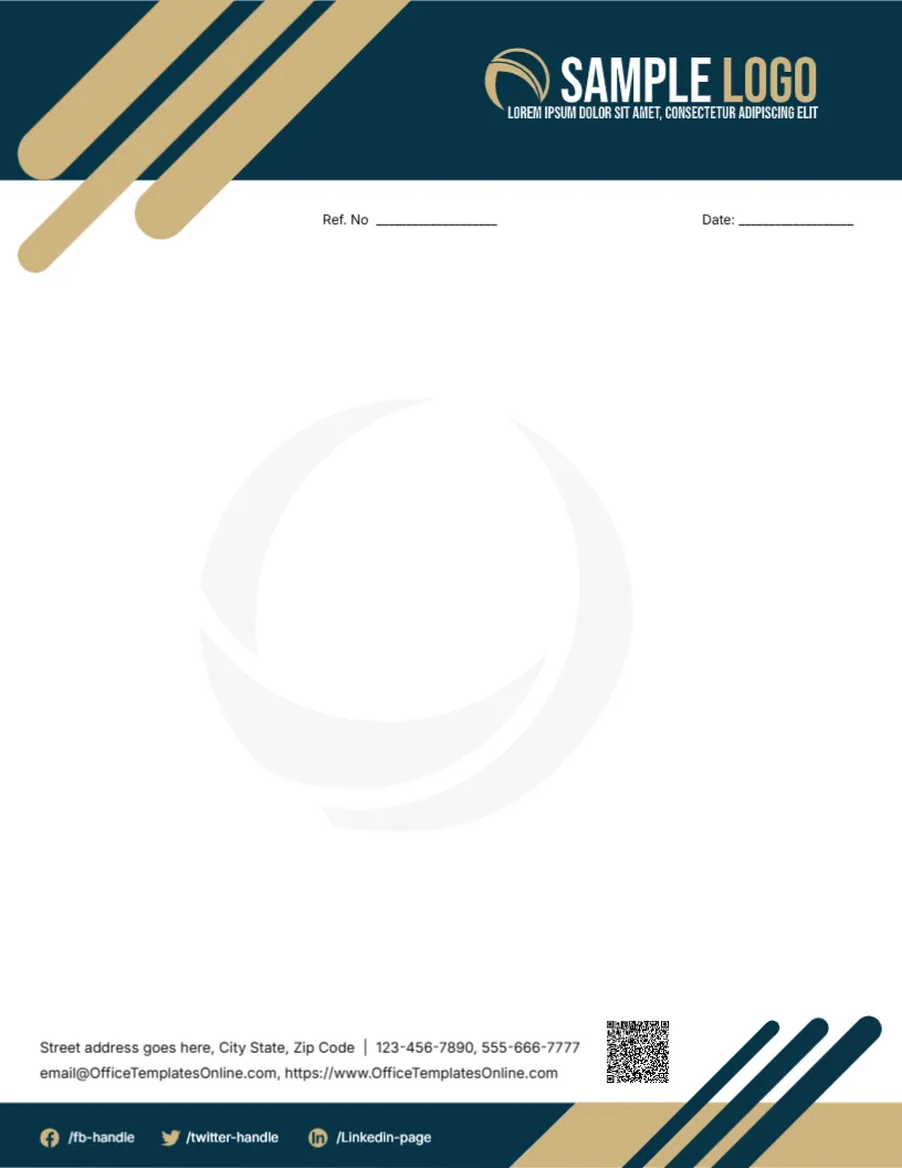 Creative Company Letterhead Format