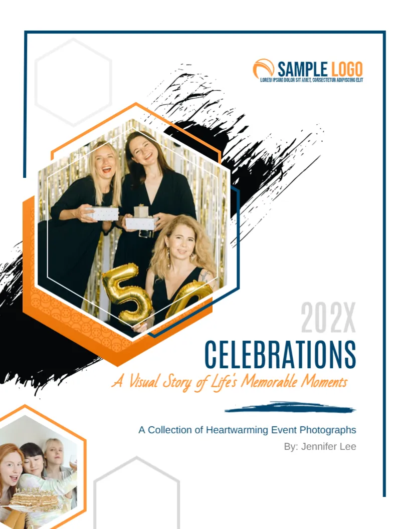 Event Photography Book Cover Page Template