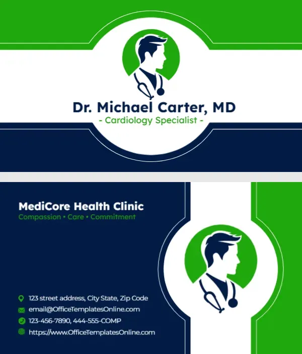 Medical Doctor Business Card