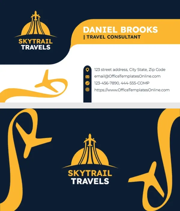 Travel Agency Business Card