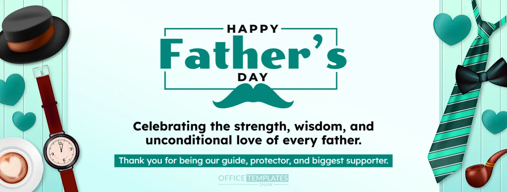 Father’s Day Facebook Cover Template – Customize Online for Free