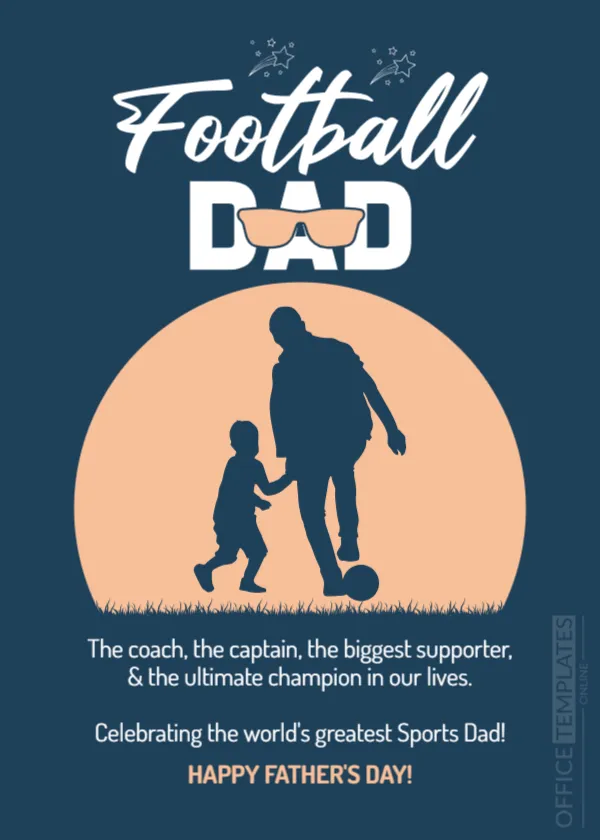 Father’s Day Sports Dad Template