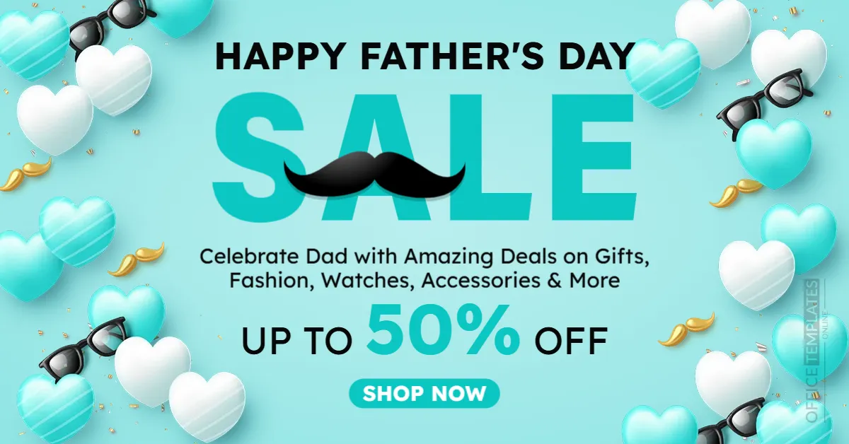 Father’s Day Sale Promotion Banner Template