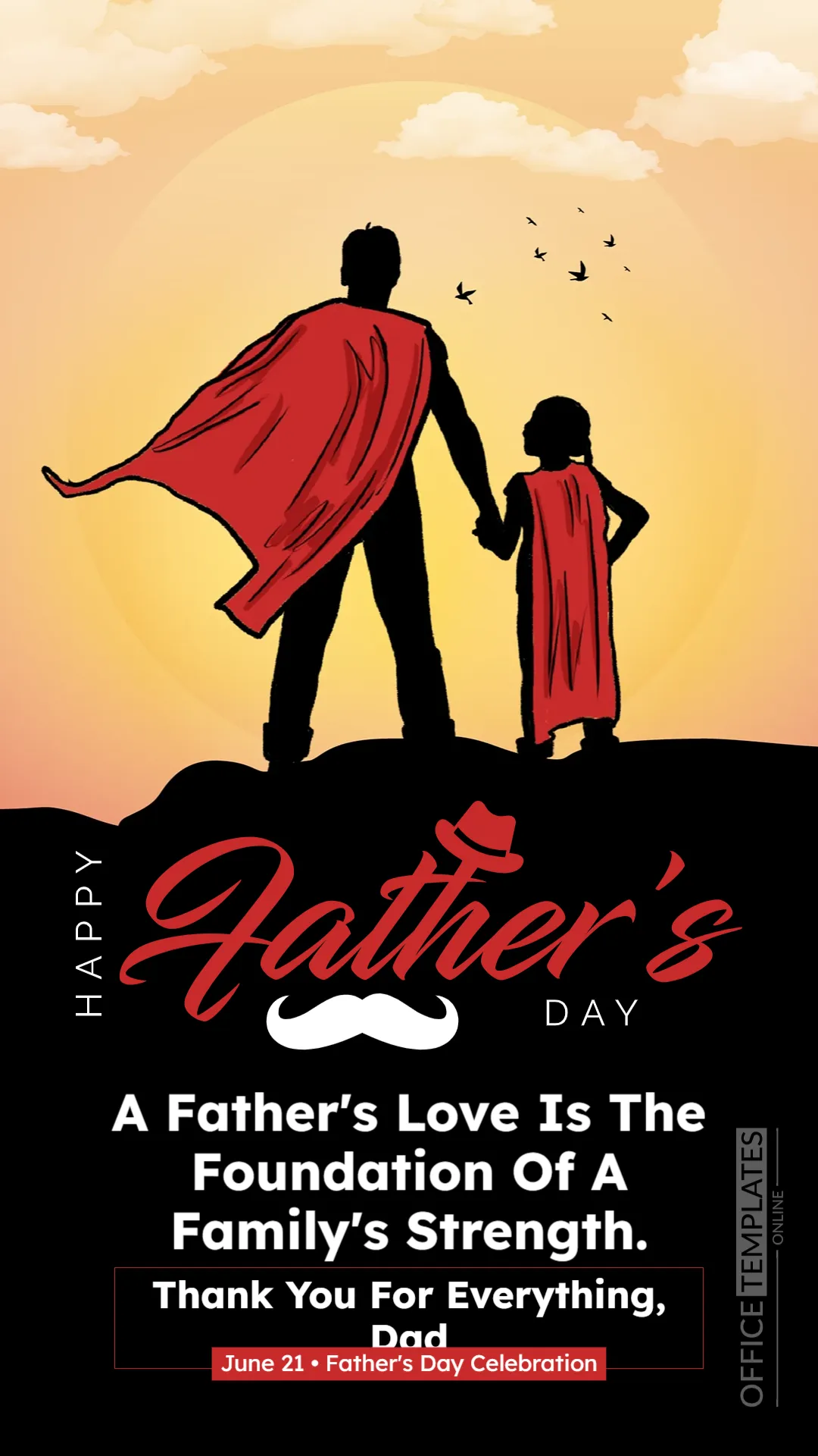 Father’s Day Video Thumbnail & Reel Cover Template
