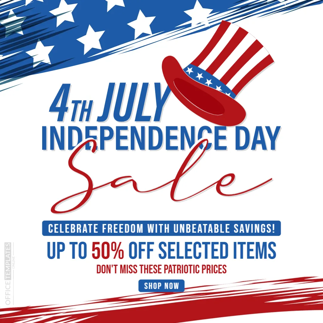 Independence Day Sale Promotion Template