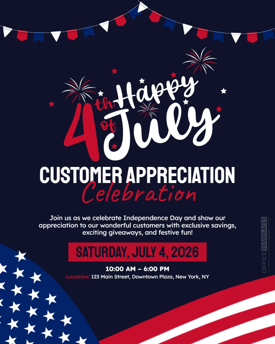 Customer Appreciation Celebration Template