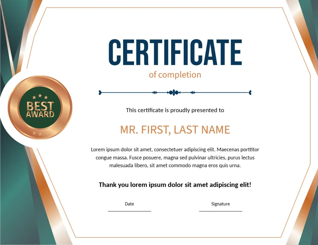 Certificate Template for Software Project Completion – Customize Online
