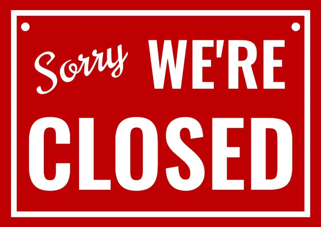 Closed Business Sign Template – Edit Online and Download Instantly