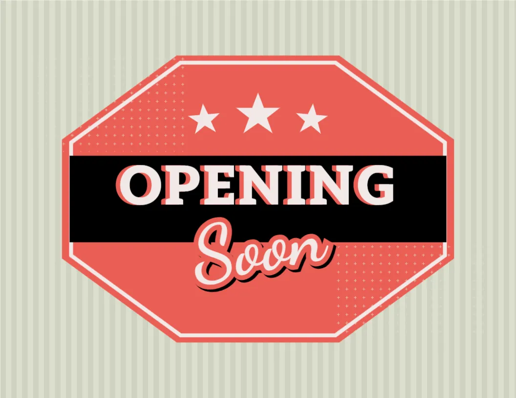 Opening Soon Sign Template – Customize Online and Download Instantly