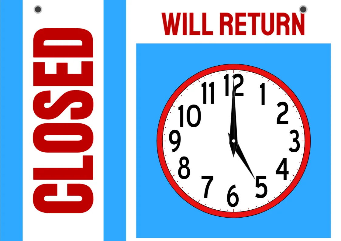 Return Time Notice Sign Template – Customize Online & Download