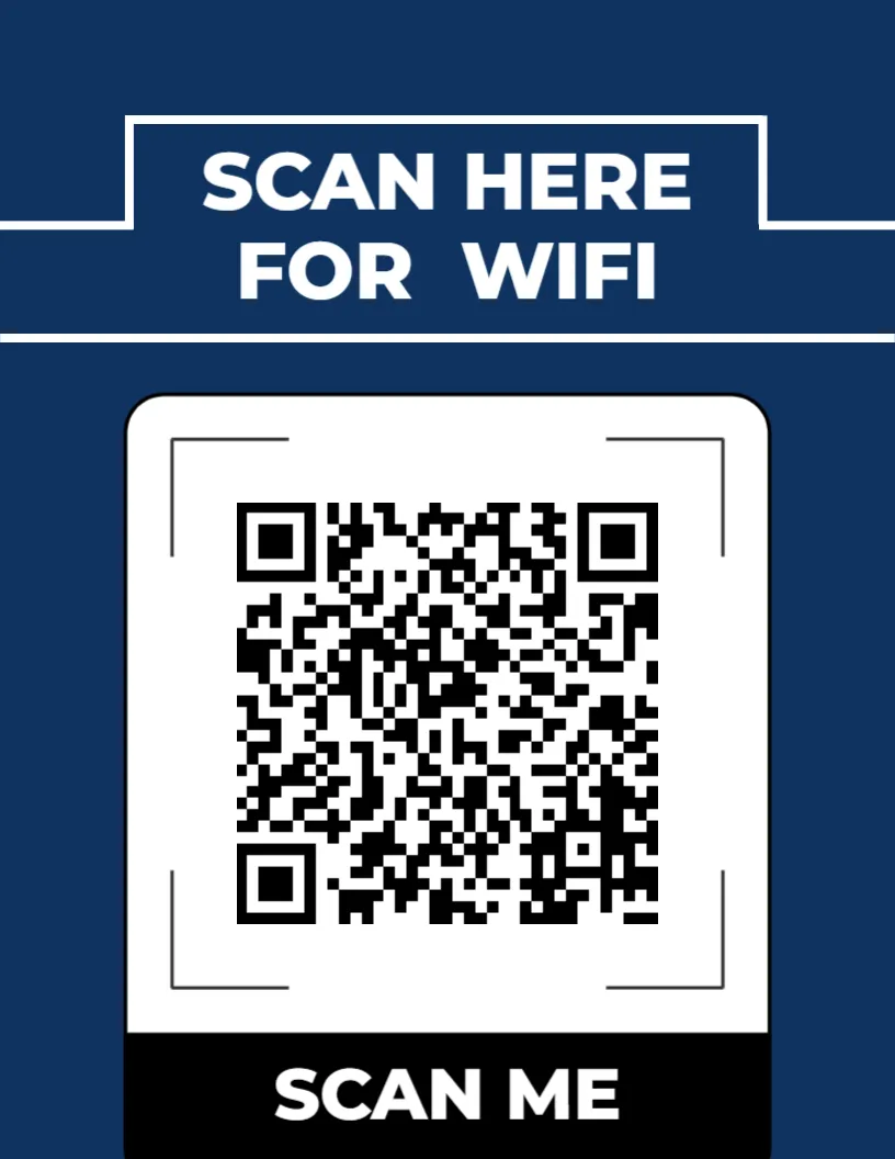 WiFi QR Access Sign Template – Edit Online & Download Instantly