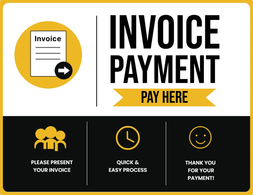 Invoice Payment Sign Template