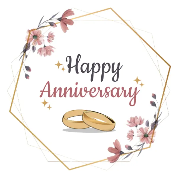 Anniversary Gift Seal Sticker Template