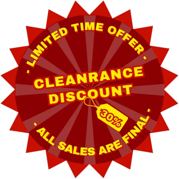Clearance Sale Sticker Template