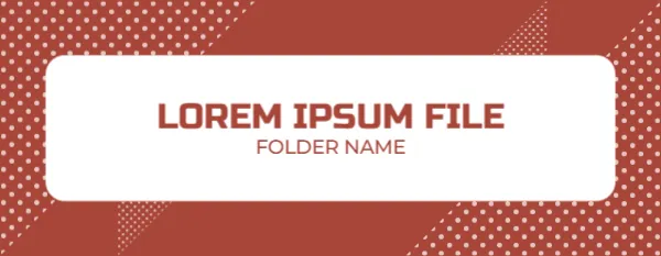 Office File Label Template