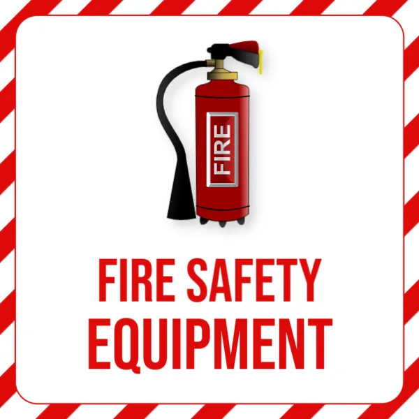 Fire Safety Equipment Sticker