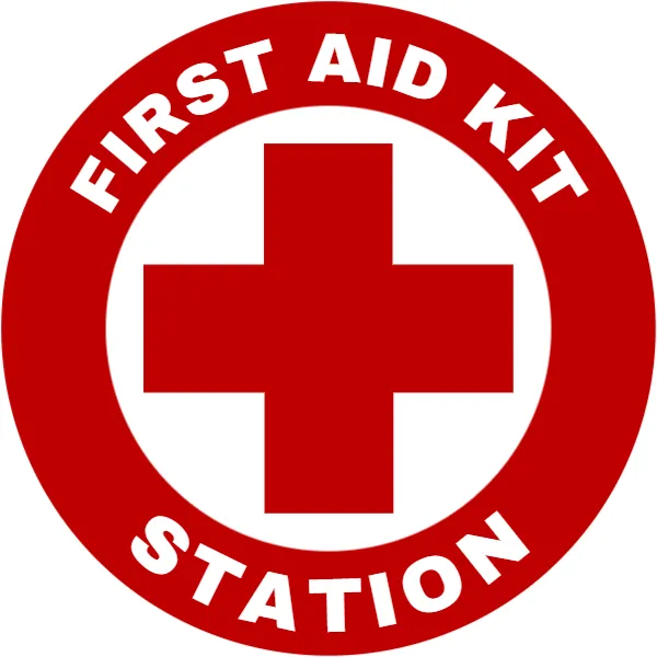 First Aid Kit Sticker Template