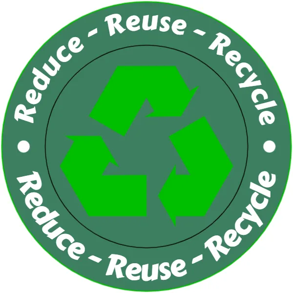 Recycling Bin Sticker Template