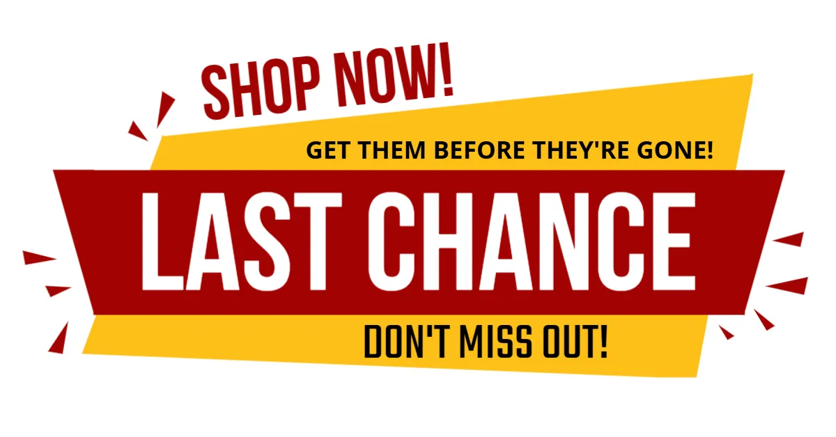 Last Chance to Save Big Today Banner Template