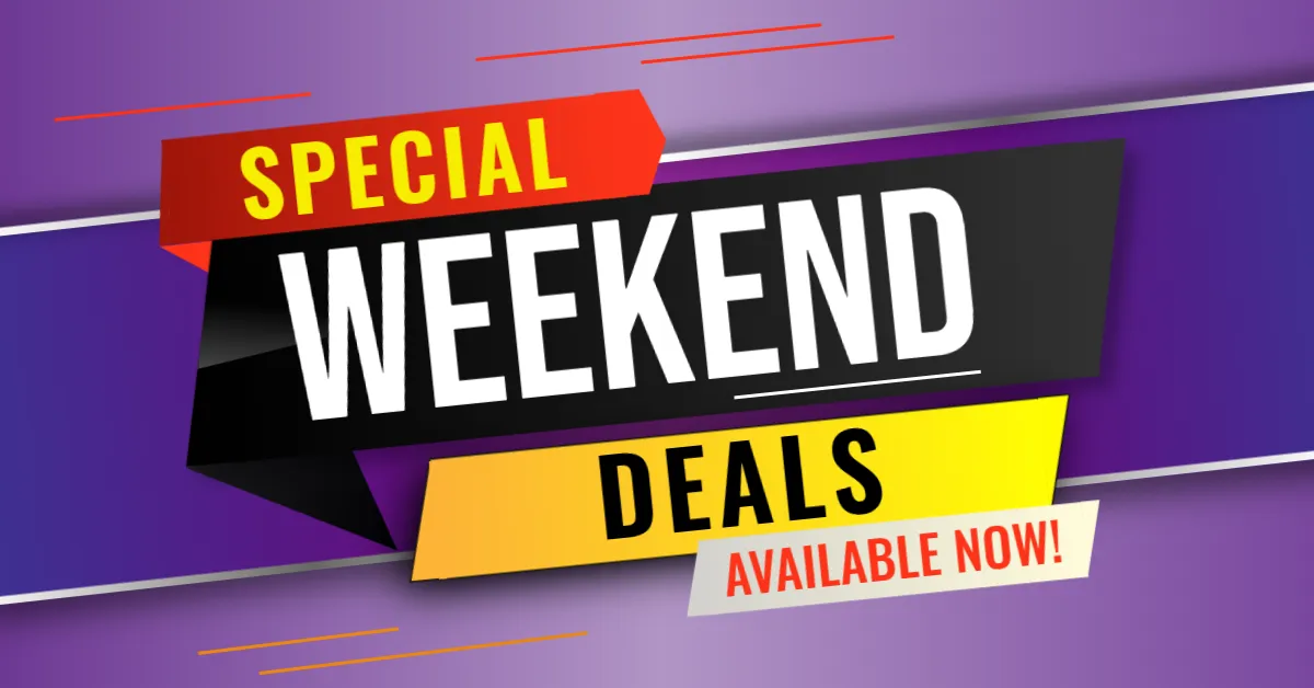 Weekend Special Deals Available Now Banner Template