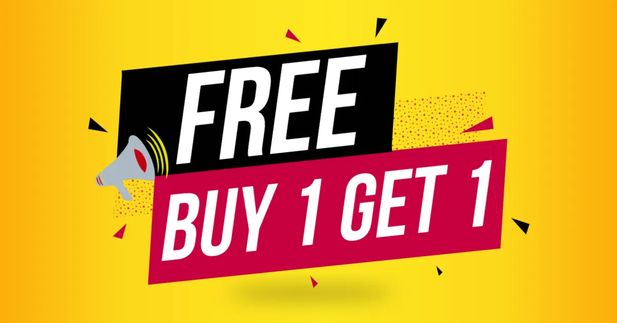 Buy One Get One Free Promotion Banner Template