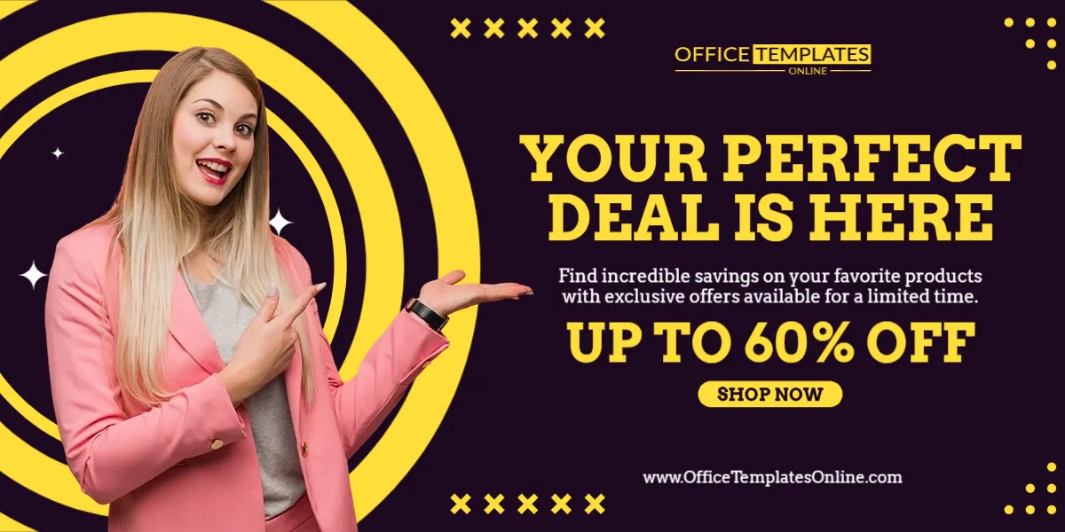 Your Perfect Deal Is Here Promotion Banner Template