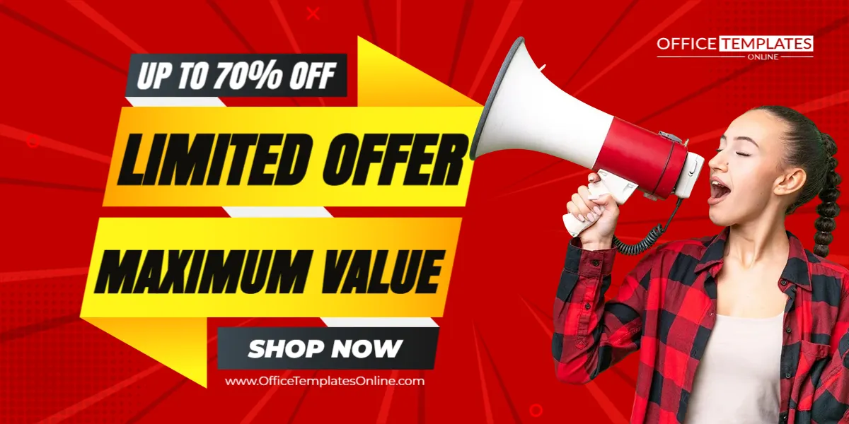 Limited Offer Maximum Value Promotion Banner Template