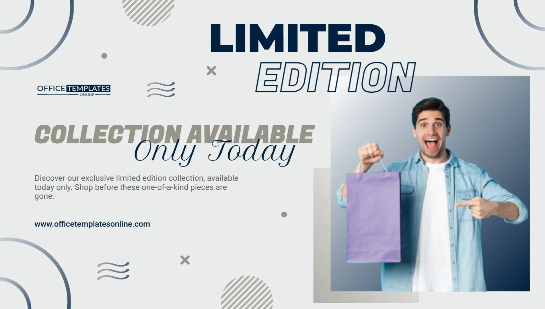 Limited Edition Collection Available Today Banner Template