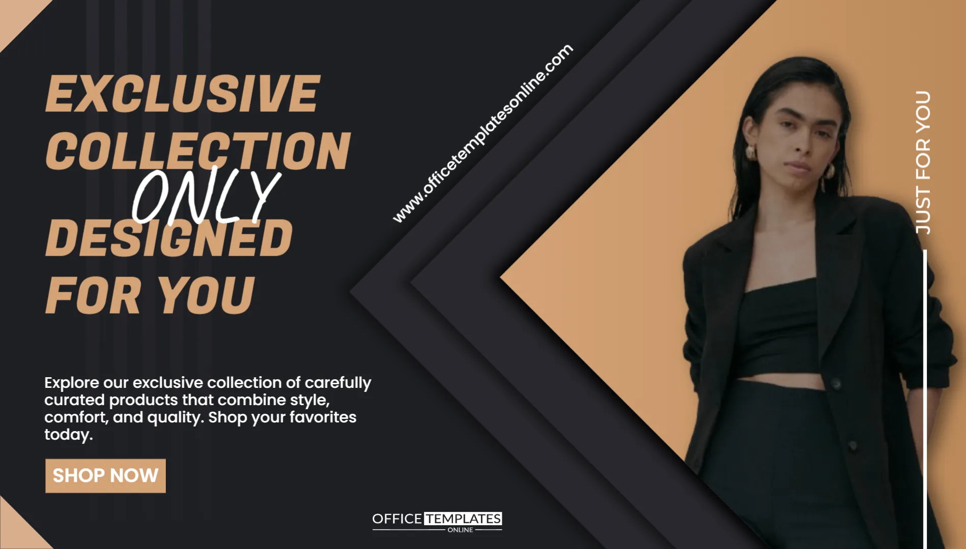 Exclusive Collection Designed For You Banner Template