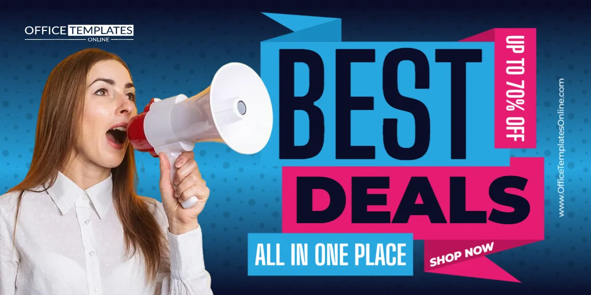 Best Deals All In One Place Promotion Banner Template