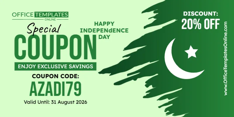 Independence Day Coupon Template – Edit Online & Download