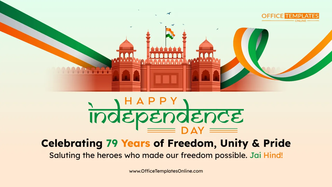 India Independence Day YouTube Thumbnail Template – Edit Online & Download