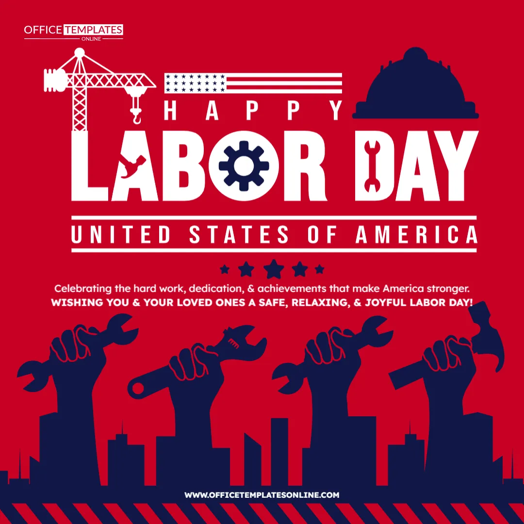 Happy Labor Day Instagram Post Template – Customize Online Free