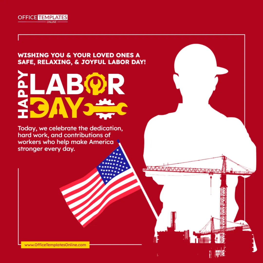 Labor Day Facebook Post Template – Customize Online Free