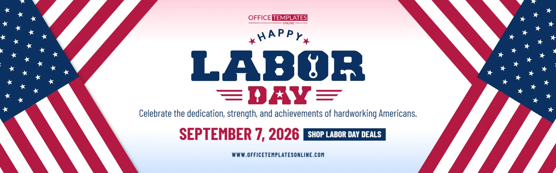 Labor Day Website Banner Template