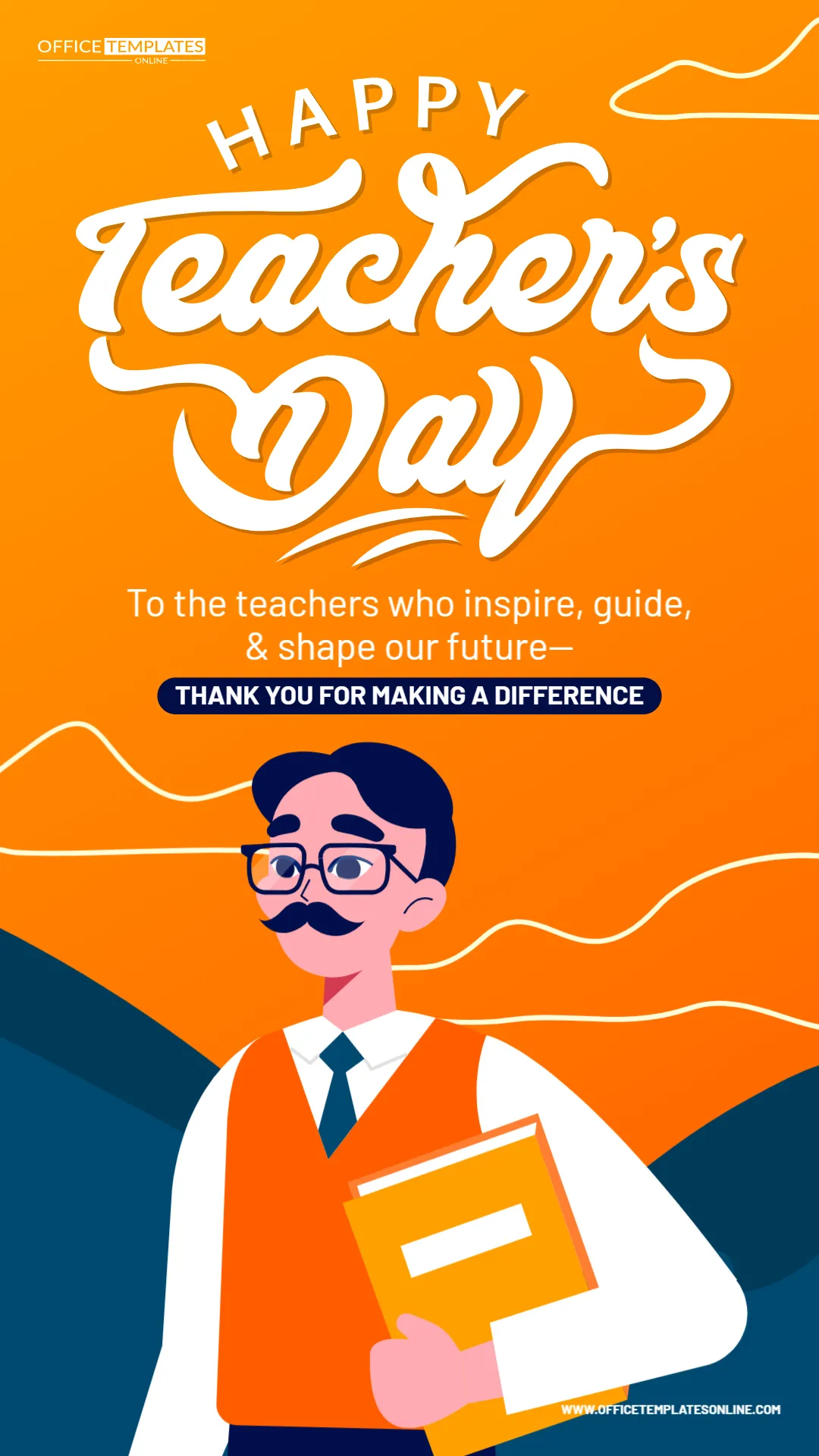 Editable Teachers’ Day Instagram Story Template