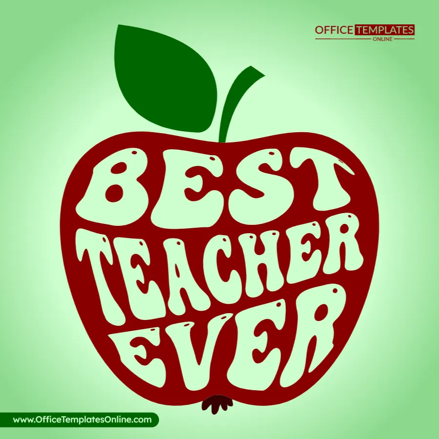 Teacher Appreciation Sticker Template – Customize Online & Download