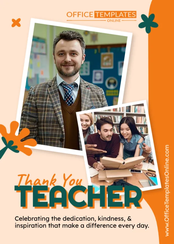 Teacher Appreciation Photo Collage Template – Customize Online