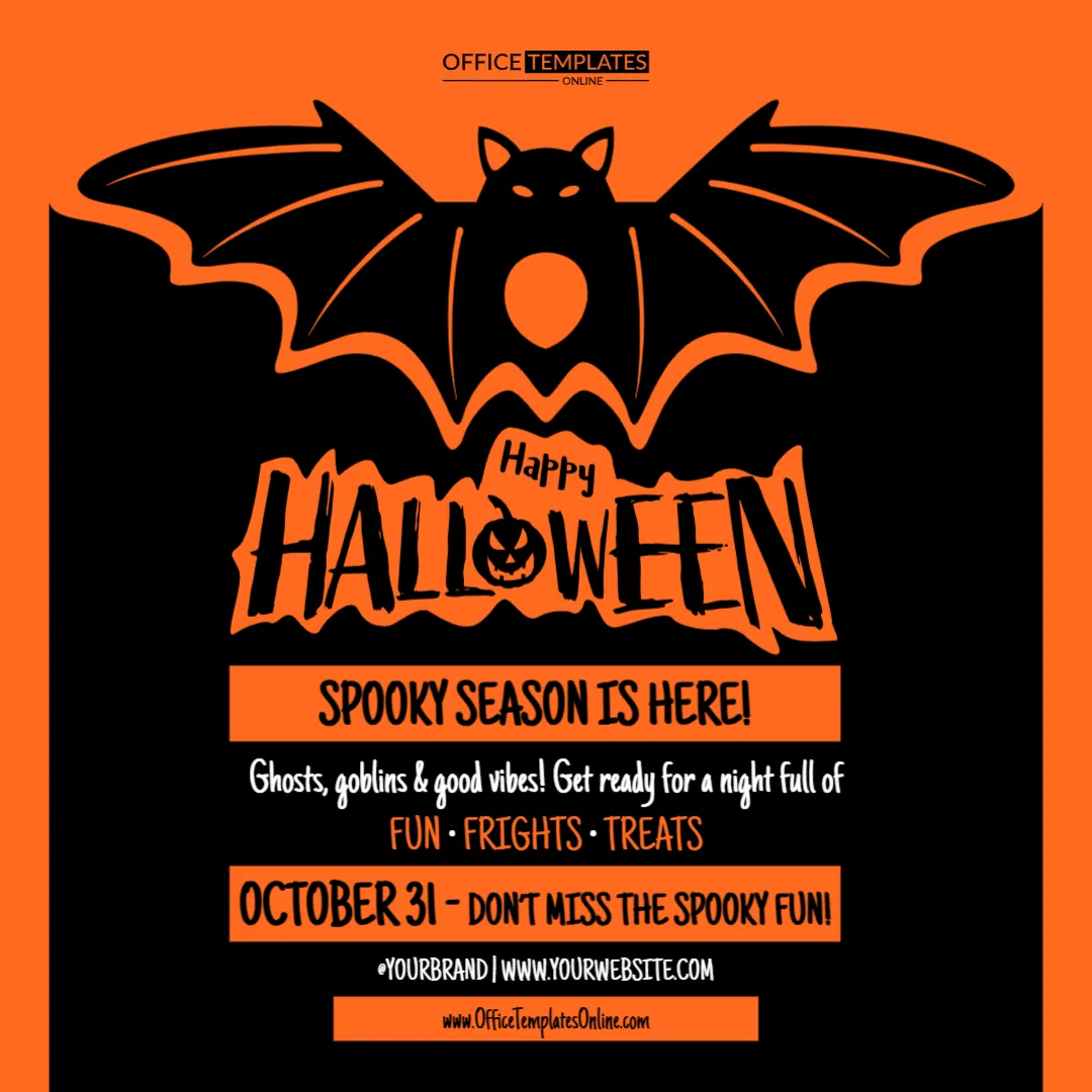 Halloween Instagram Post Template