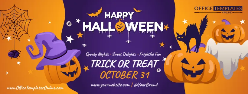 Halloween Facebook Cover Template
