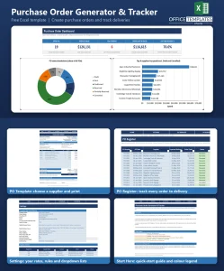 Free Excel Purchase Order Template with Order Tracking