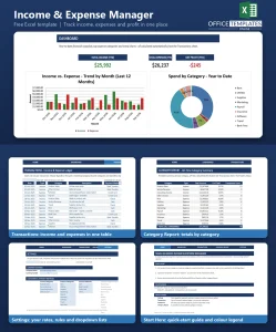 Free Excel Income and Expense Tracker for Small Businesses