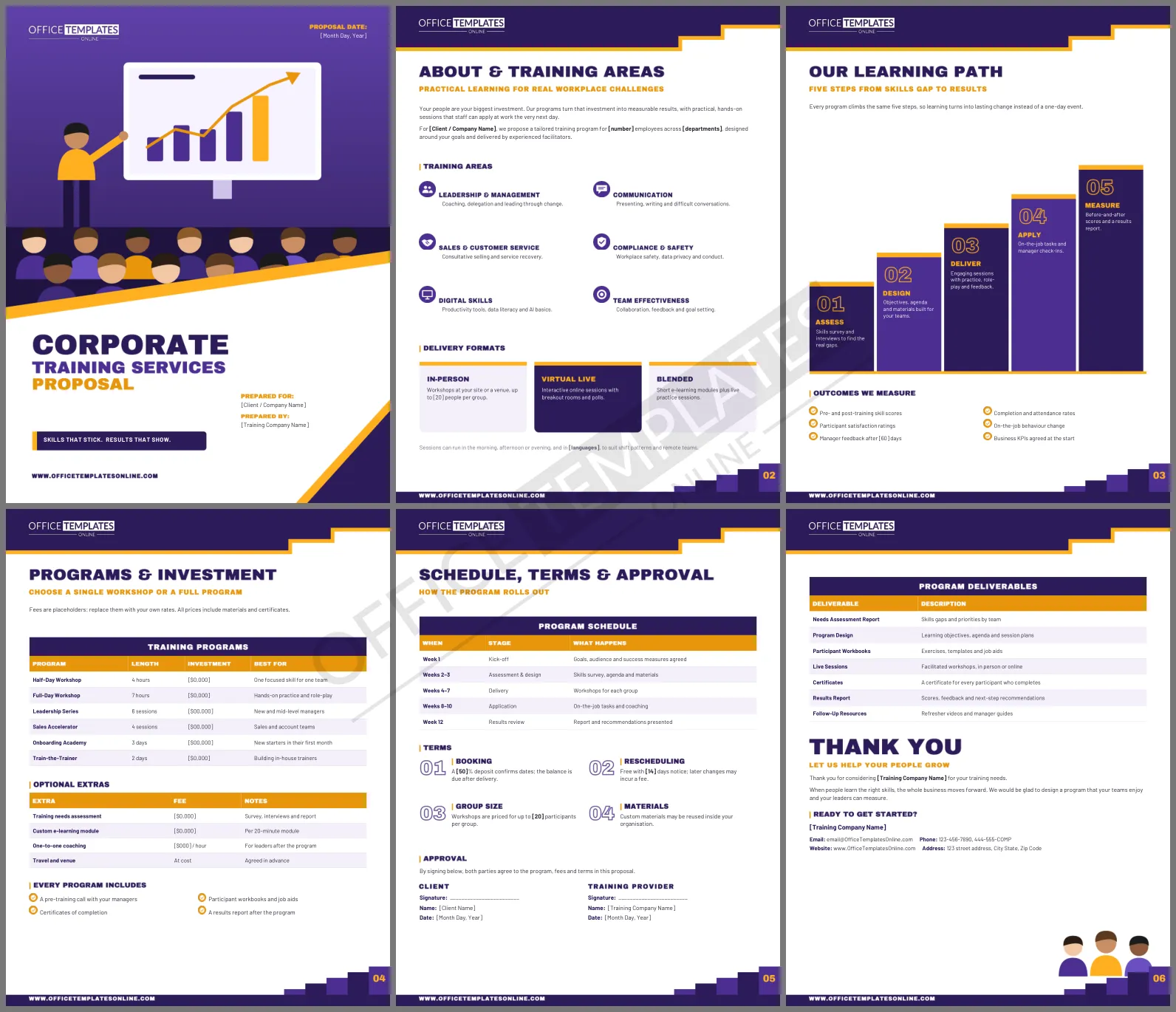Corporate Training Services Proposal