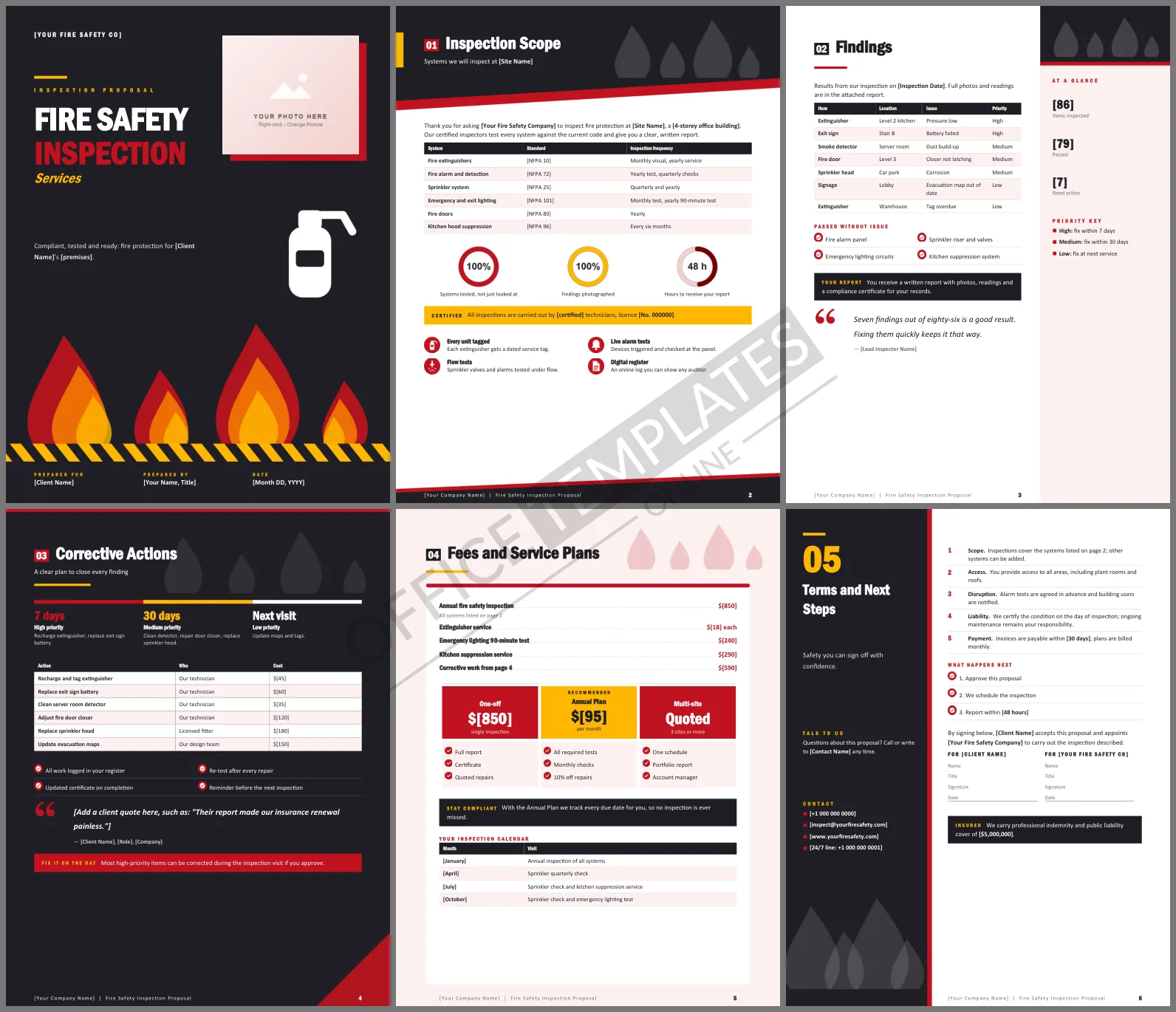 Fire Safety Inspection Services Proposal