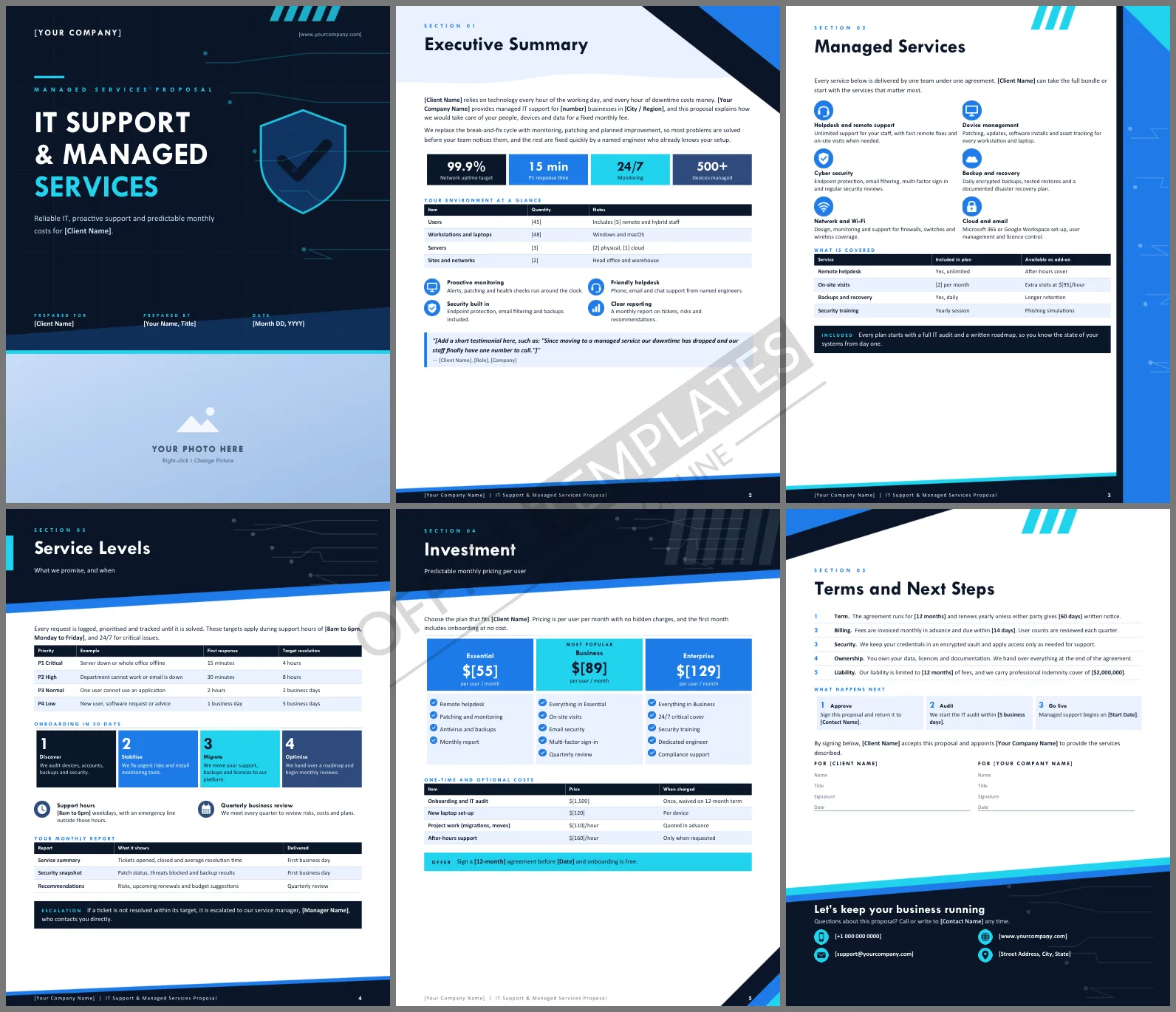 IT Support and Managed Services Proposal