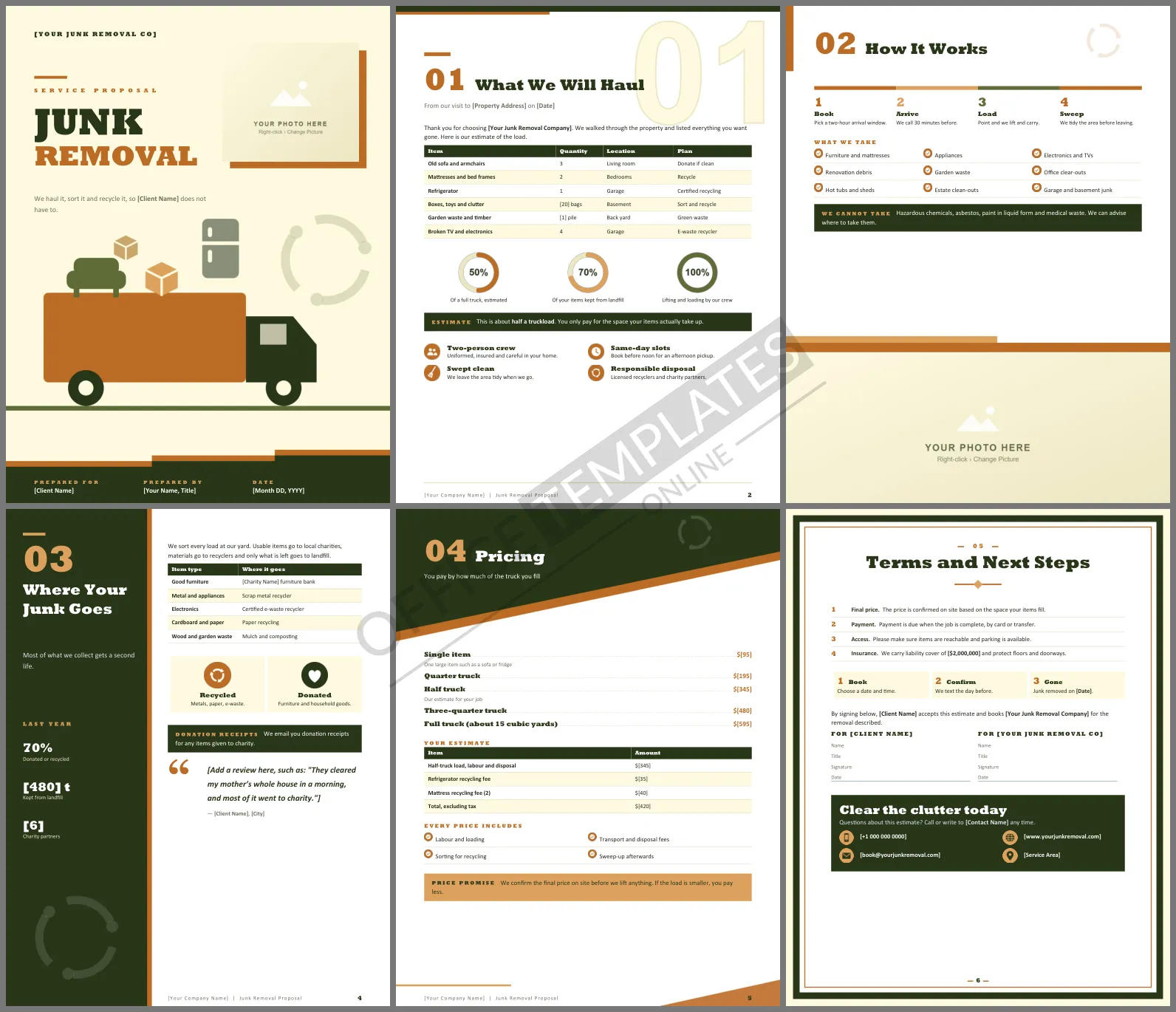 Junk Removal Services Proposal