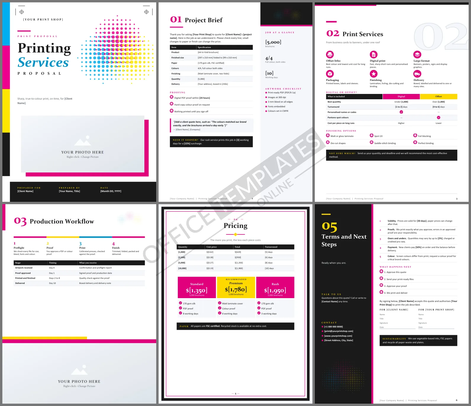 Printing Services Proposal