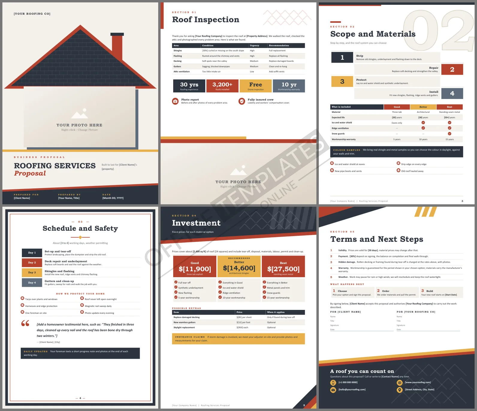 Roofing Services Proposal