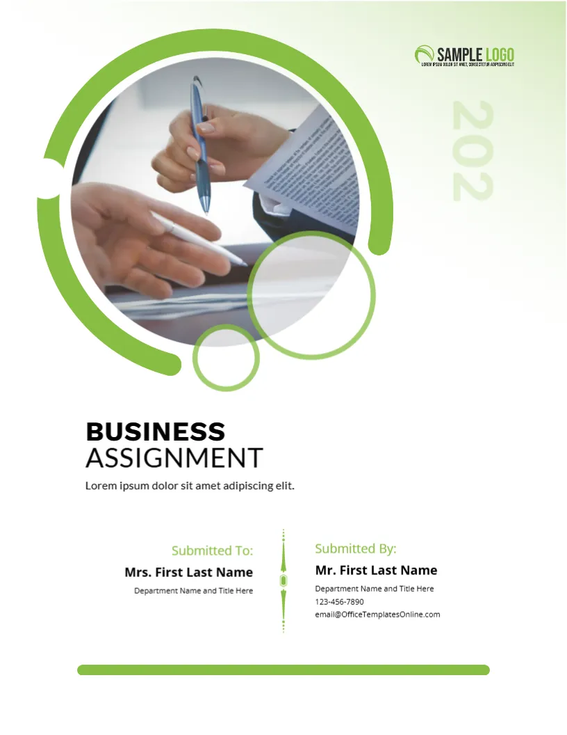 Business Assignment Cover Page