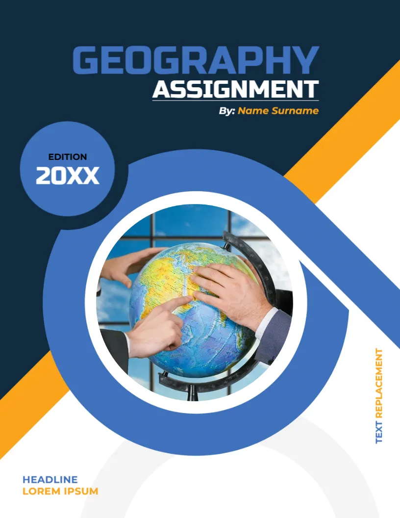 Geography Projects Assignment Cover Page